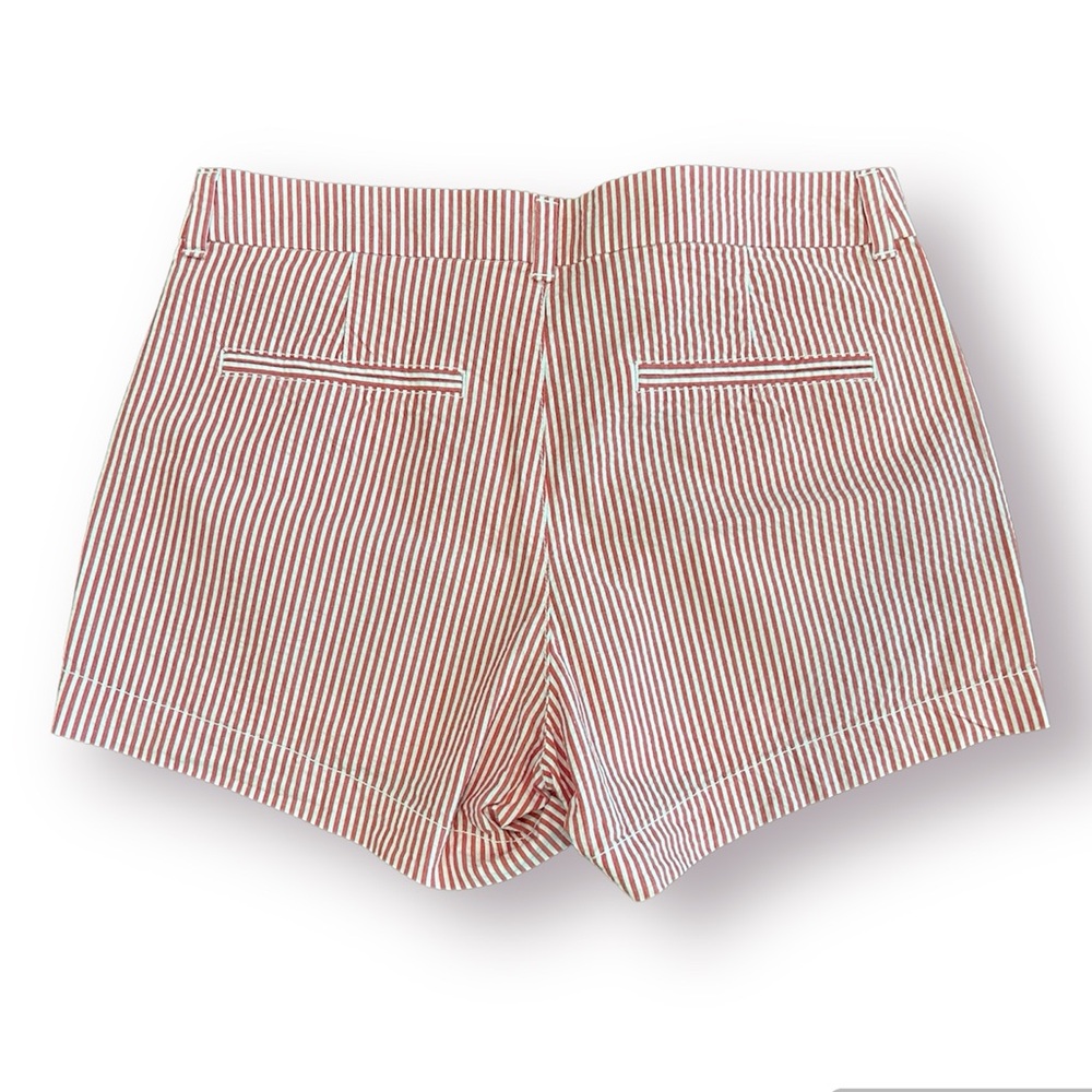 Old Navy Red & White Seersucker Shorts EUC - Picture 6 of 11